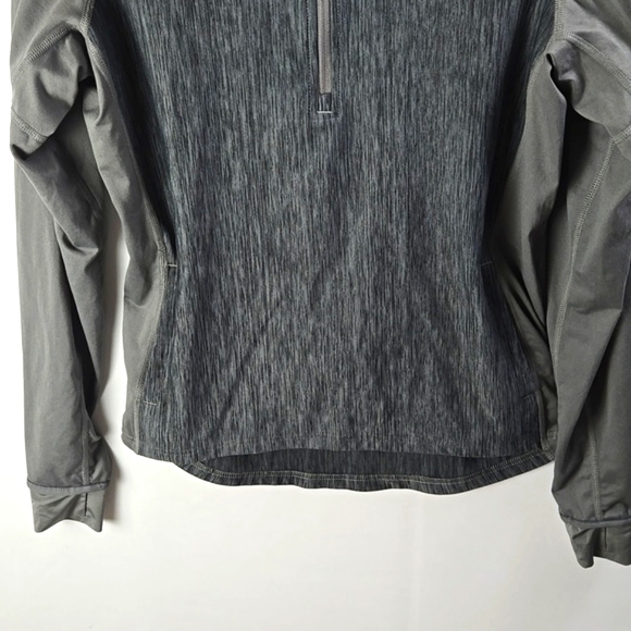 Adidas Climalite Pullover Women's Gray Heather 1/4 Zip Top Sz M - Picture 3 of 11